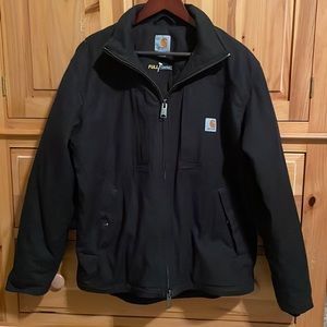 EUC Carhartt mens black full swing jacket